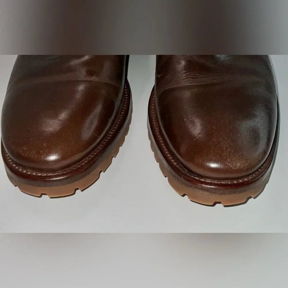 Johnston & Murphy Men's Oxford Dress Shoes Brown Italian Leather, Size 11.5 NWOT